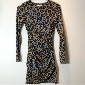 Francesca’s Leopard Print Dress Sz XXS